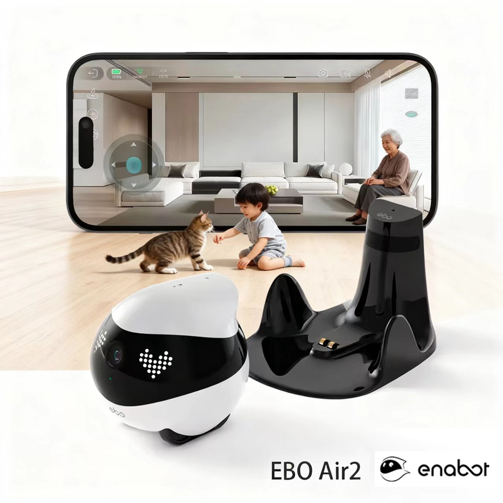 Home Security Robot Dog - エナボット EBO AIR 2 コンパニオンロボット 2K