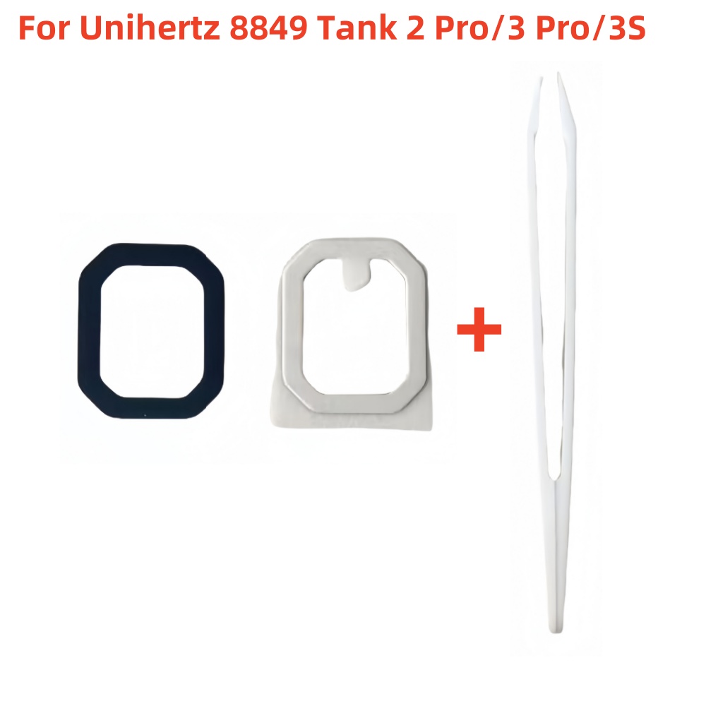 Glass Break Detector - 新しいアンダーレーザープロジェクターレンズガラスカバー投影修理部品とピンセット Unihertz 8849 タンク 2 プロ/3