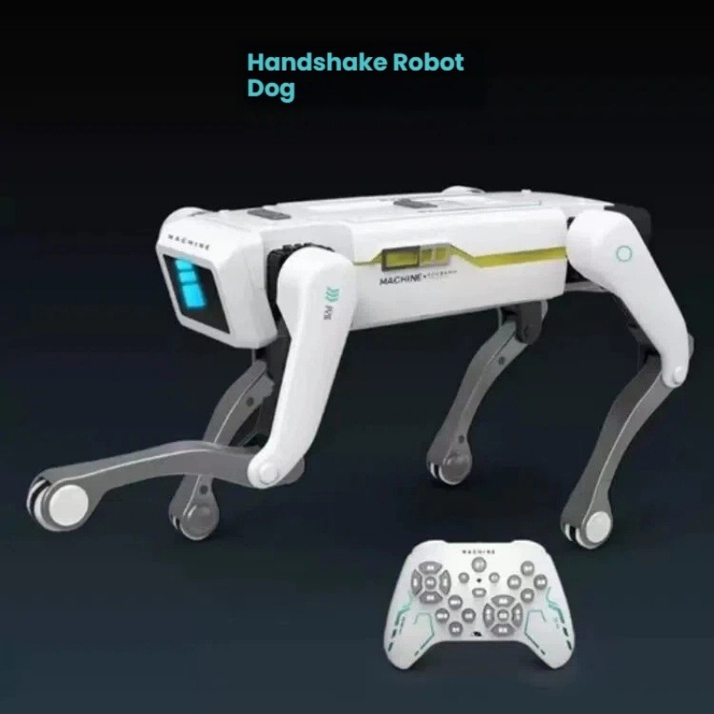 Home Security Robot Dog - リモコンロボット犬握手クリップAI人工知能デュアルシステムAPPプログラミングスタントロボットおもちゃ