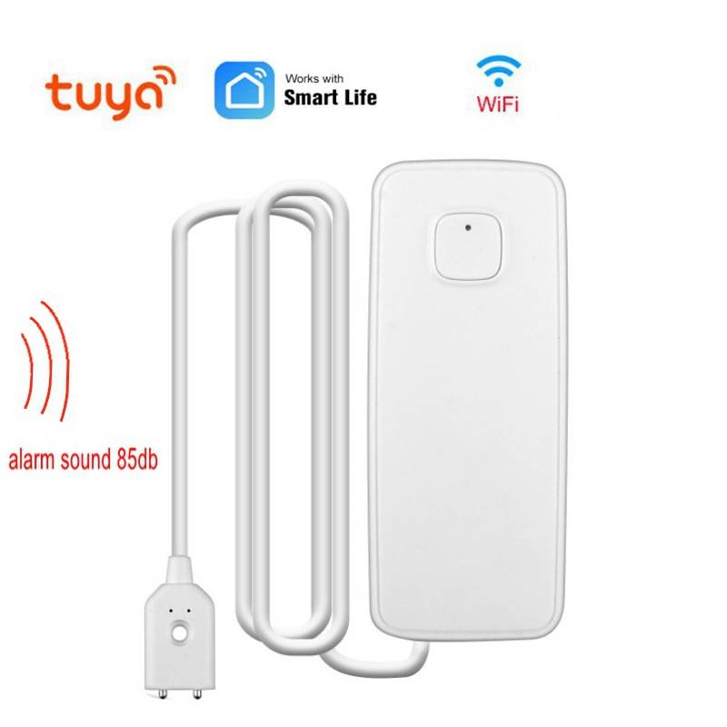 Home Security System - Tuya-漏水センサー,水,オーバーフローレベル,セキュリティサウンド,リモートモニター用のインテリジェントなwifiシステム