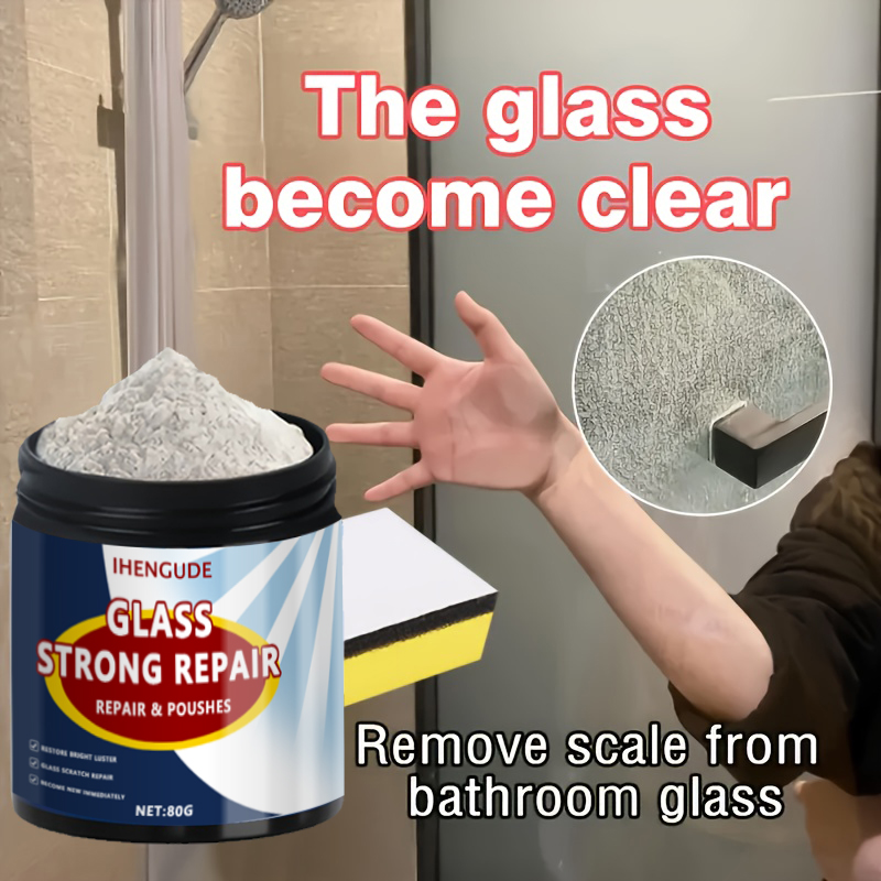 Glass Break Detector - 多目的ガラス磨き粉 - 車の窓、鏡、家庭用ガラス専用の強力な修復および洗浄剤、透明度を回復し、傷や跡を取り除きます - 強化ガラスにも適しています、汎用タイプ