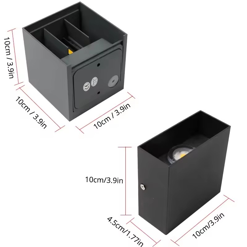 6 ワット/12 ワット LED ウォールライト屋外防水 I - Home Security Yard Sign のレビューと価格