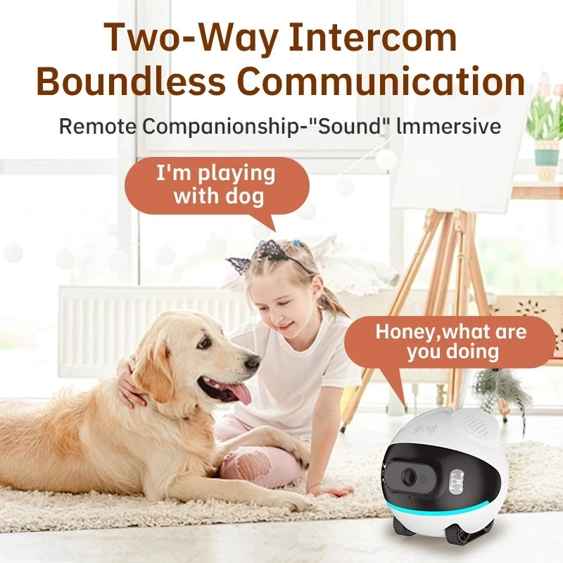 2MP 1080P Ubox APP スマートペットガーディ - Home Security Robot Dog のレビューと価格