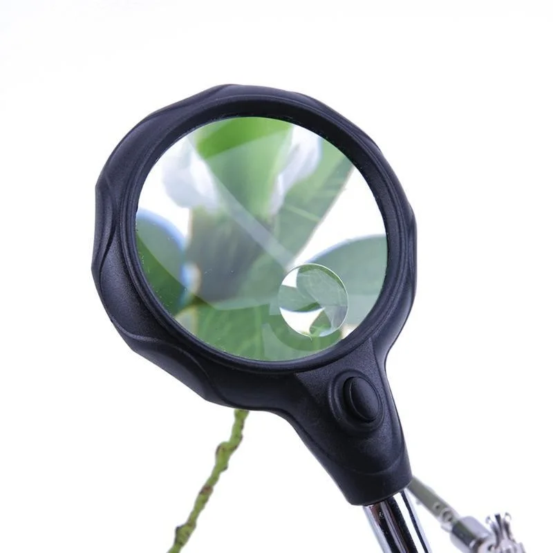デスクトップ拡大鏡溶接拡大鏡,LEDホルダー,溶接修理ツール - Glass Break Detector のレビューと価格