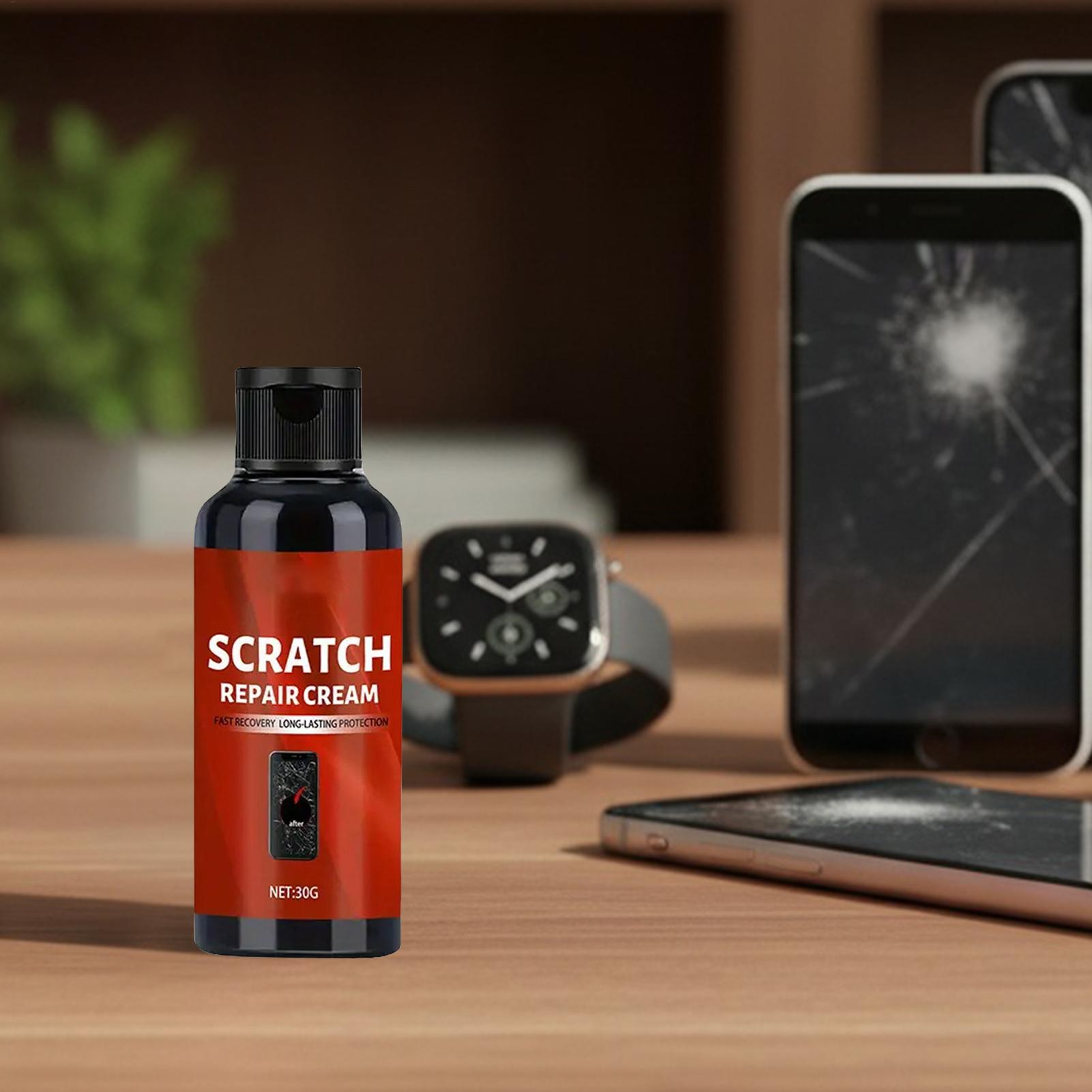 30g スマホ画面傷消しクリーム 研磨ペースト 時計ガラス修 - Glass Break Detector のレビューと価格