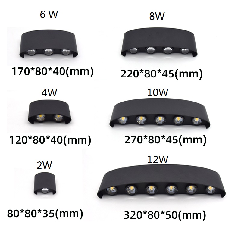 2W 4W 6W 8W 10W 12W LEDウォールライト - Home Security Yard Sign のレビューと価格
