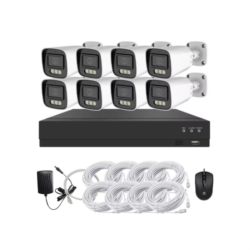 CCTVカメラキット 4ch/8ch フルHD 屋外防水カメ - Home Security System のレビューと価格