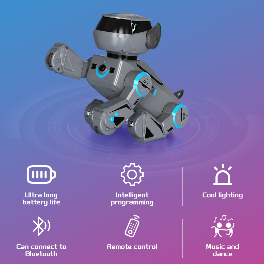 スマートロボット犬のおもちゃ Bluetooth 音楽ダンス - Home Security Robot Dog のレビューと価格