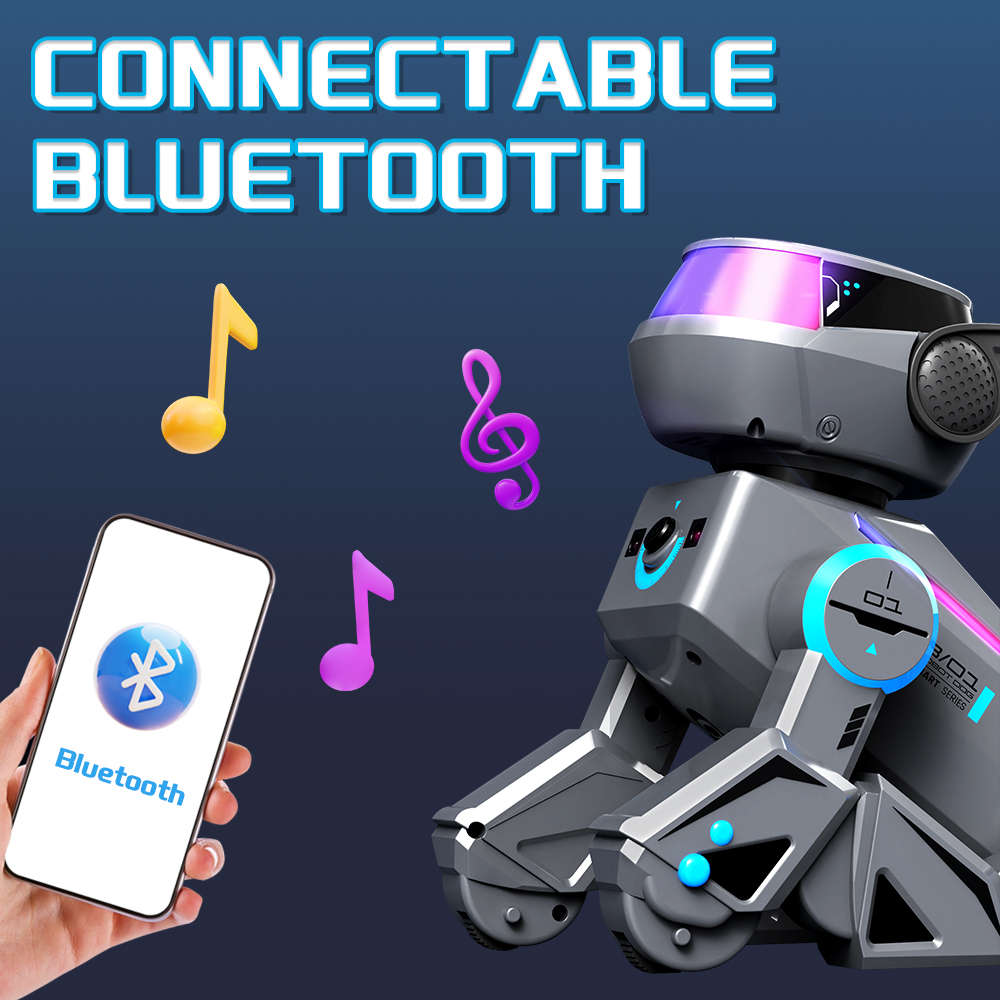 スマートロボット犬のおもちゃ Bluetooth 音楽ダンス - Home Security Robot Dog のレビューと価格