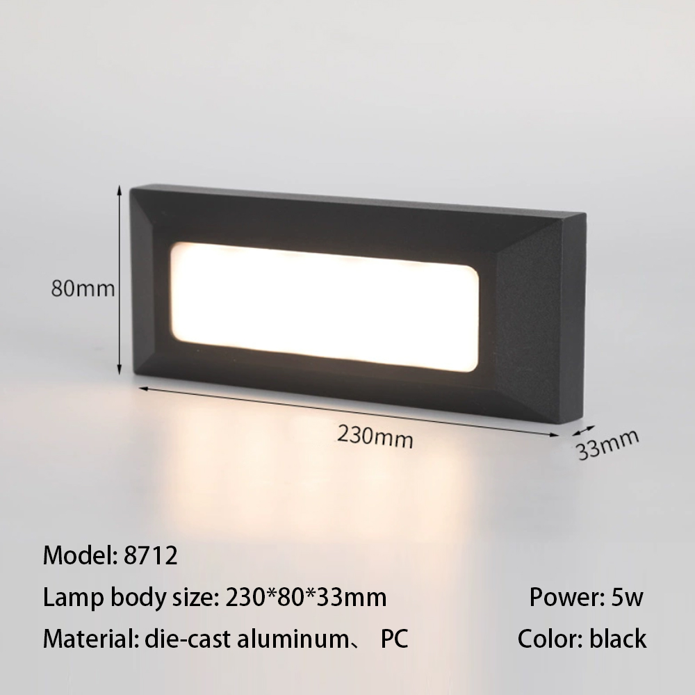 屋外 LED ウォールランプ 表面実装ポーチライト ラウンド - Home Security Yard Sign のレビューと価格