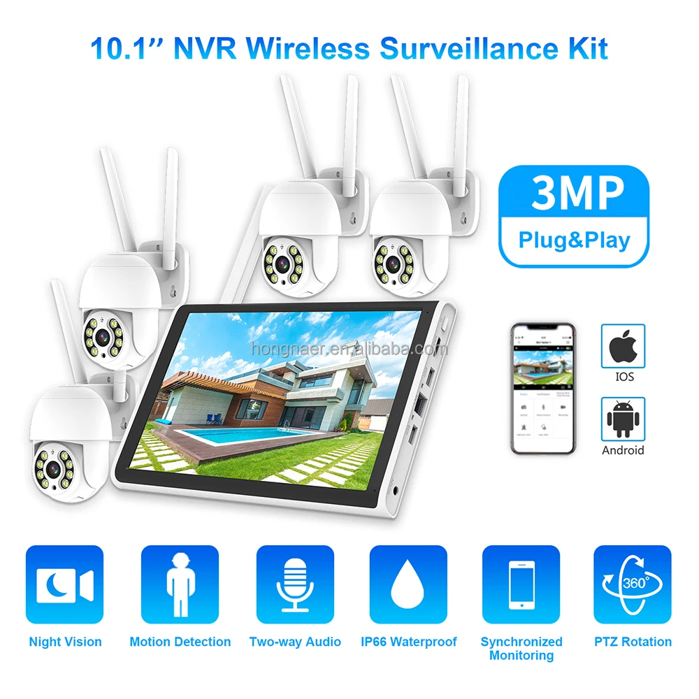 2026年 ホンナール 3MP 4チャンネル WiFi ホー - Home Security Usa のレビューと価格