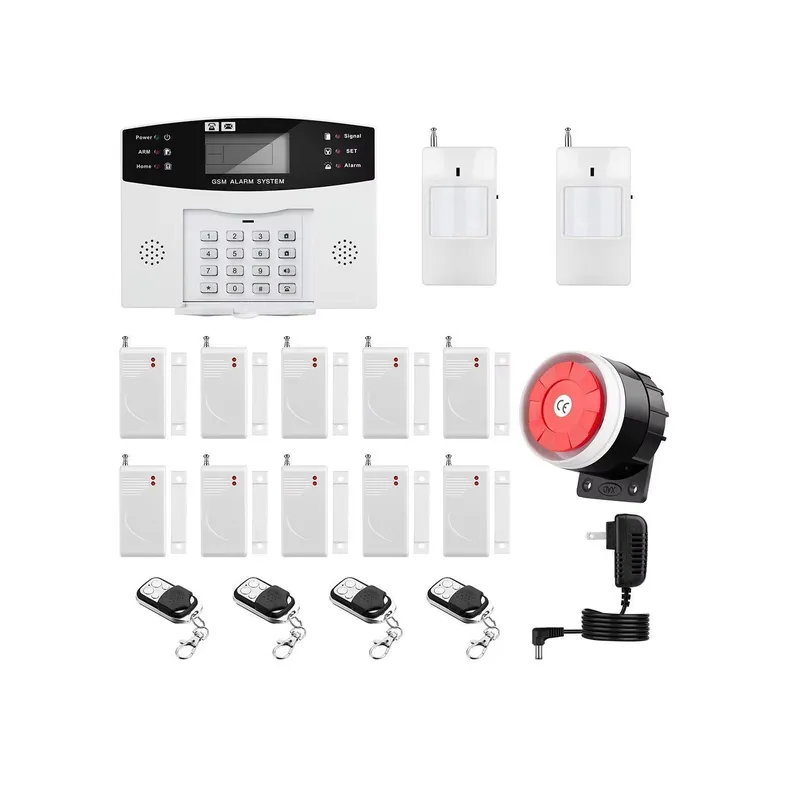 住宅盗難警報キット自動ダイヤル 120dB サイレンリモコン - Home Security Usa のレビューと価格