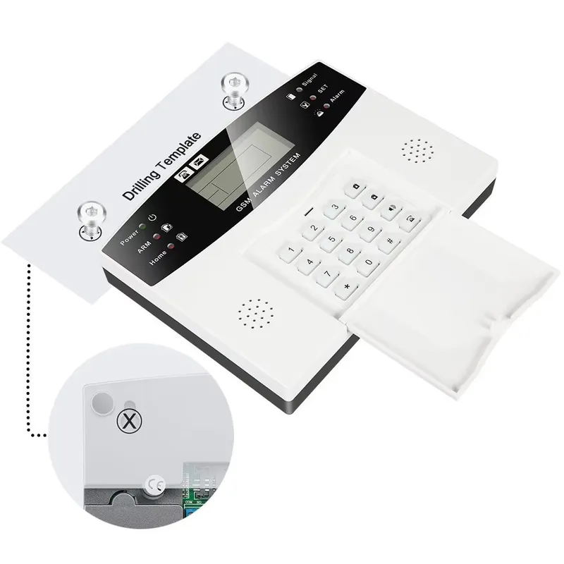 住宅盗難警報キット自動ダイヤル 120dB サイレンリモコン - Home Security Usa のレビューと価格