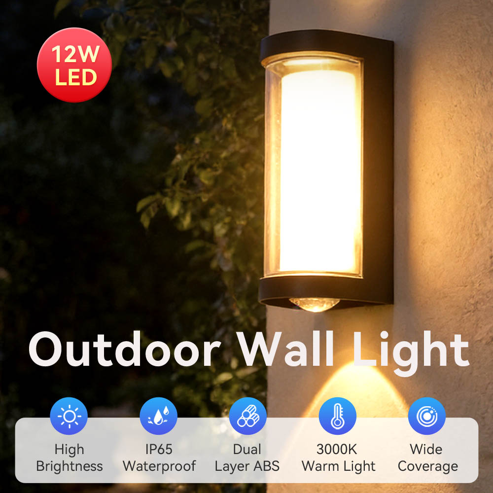 屋外ウォールライト家庭用防水壁ランプ AC85-265V ポ - Home Security Yard Sign のレビューと価格