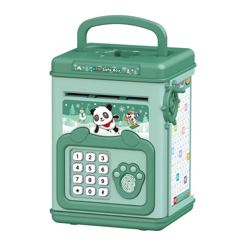 指紋付き貯金箱 貯金箱 電子ATM貯蓄ボックス コイン用 現 - Home Security Safe のレビューと価格