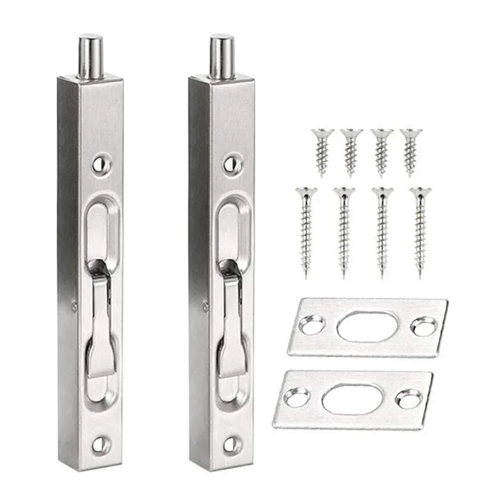 ステンレス製ドアボルトロック、フラッシュボルトラッチ、tia - Home Security For Doors のレビューと価格