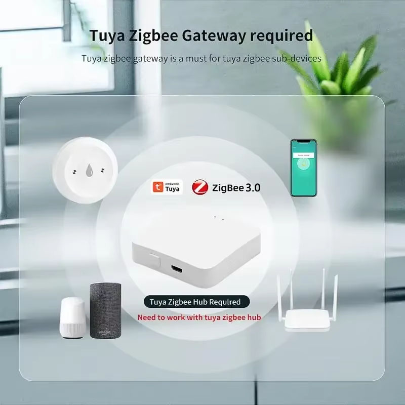 Tuya ZigBee 3.0 スマート水漏れセンサーオーバ - Home Security And Monitoring のレビューと価格