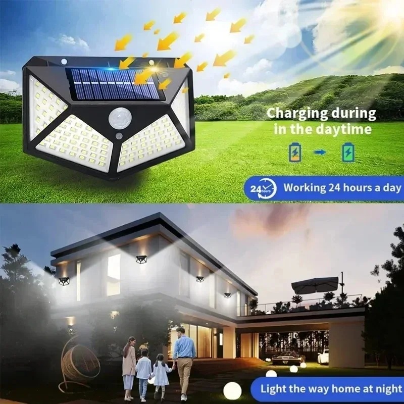 1-4個入り ソーラーモーションセンサーウォールライト 10 - Home Security Yard Sign のレビューと価格