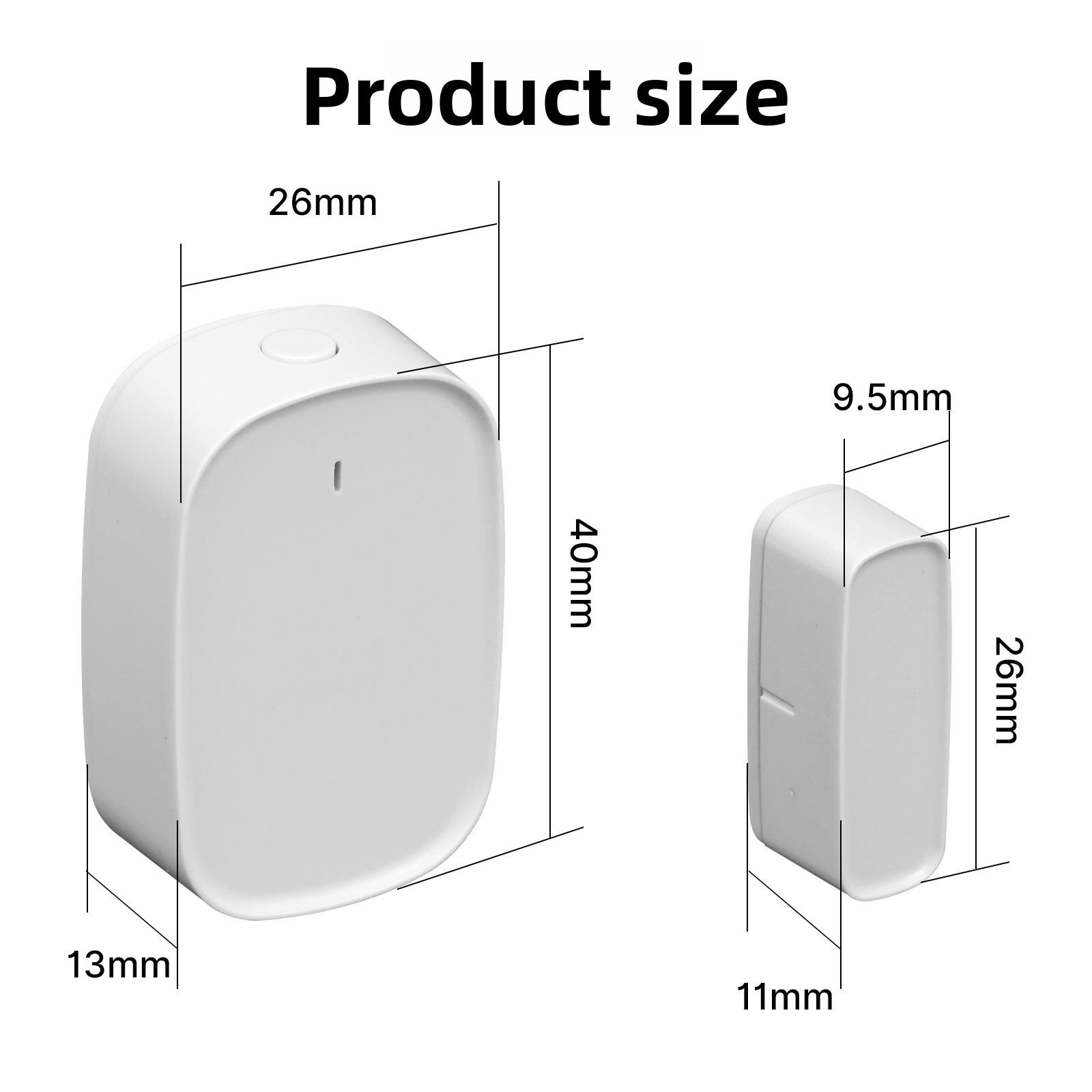 Zigbee スマート ドアおよび窓センサー Tuya Ho - Home Security For Doors のレビューと価格