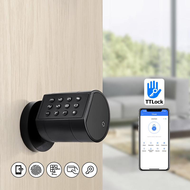 スマートユーロ円筒ドアロック ttlock アプリキーレスセ - Home Security Locks のレビューと価格