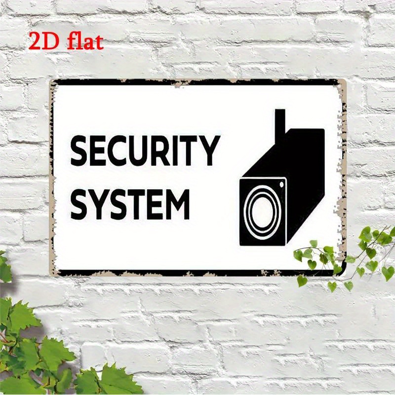 金属製セキュリティシステムサイン - 丈夫な壁掛けプレート、 - Home Security System のレビューと価格