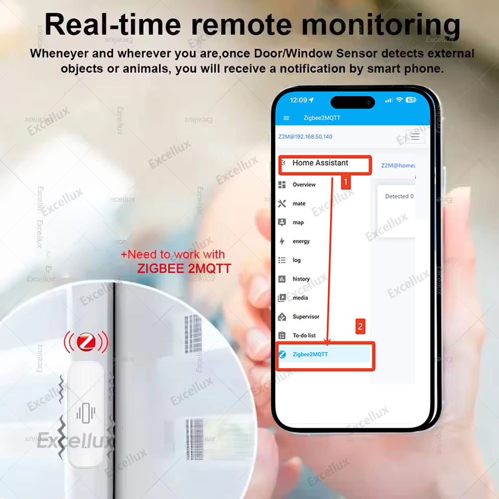 Zigbee スマート振動センサーホームセキュリティ保護リア - Home Security And Monitoring のレビューと価格