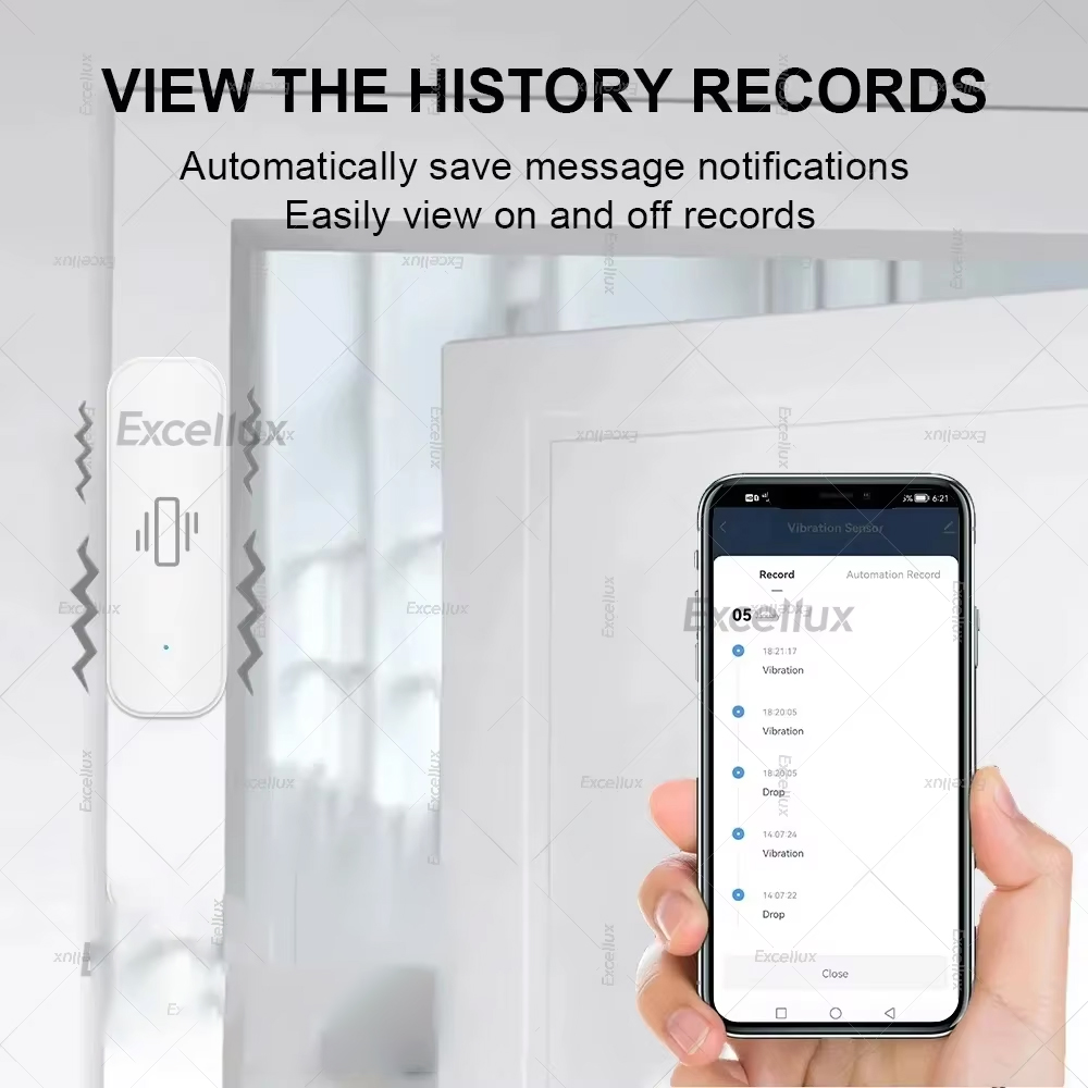 Zigbee スマート振動センサーホームセキュリティ保護リア - Home Security And Monitoring のレビューと価格