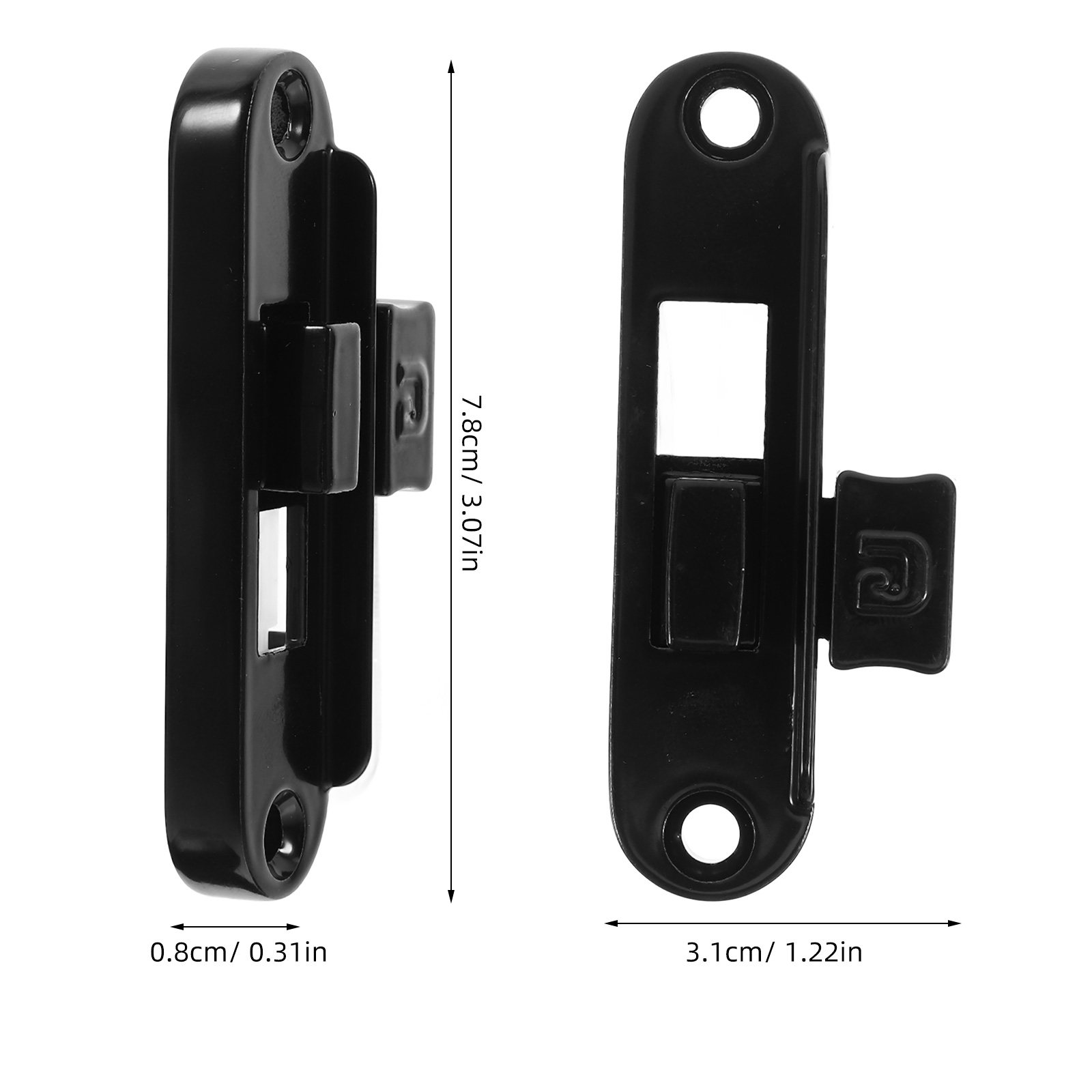 1セット スライド式窓ロック クレセントデザイン 金属製ドア - Home Security For Doors のレビューと価格