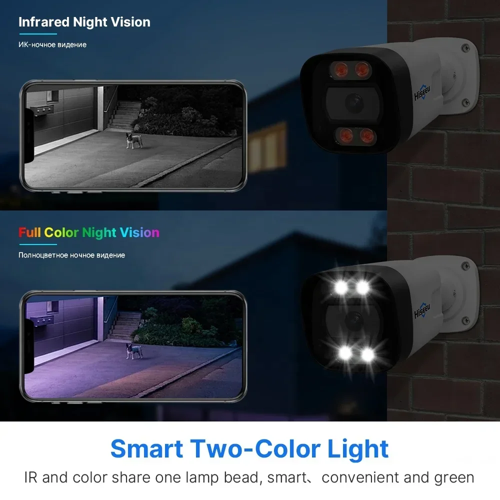 Hiseeu 4K 8チャンネル 8MP屋外カラー暗視監視C - Home Security And Camera System のレビューと価格