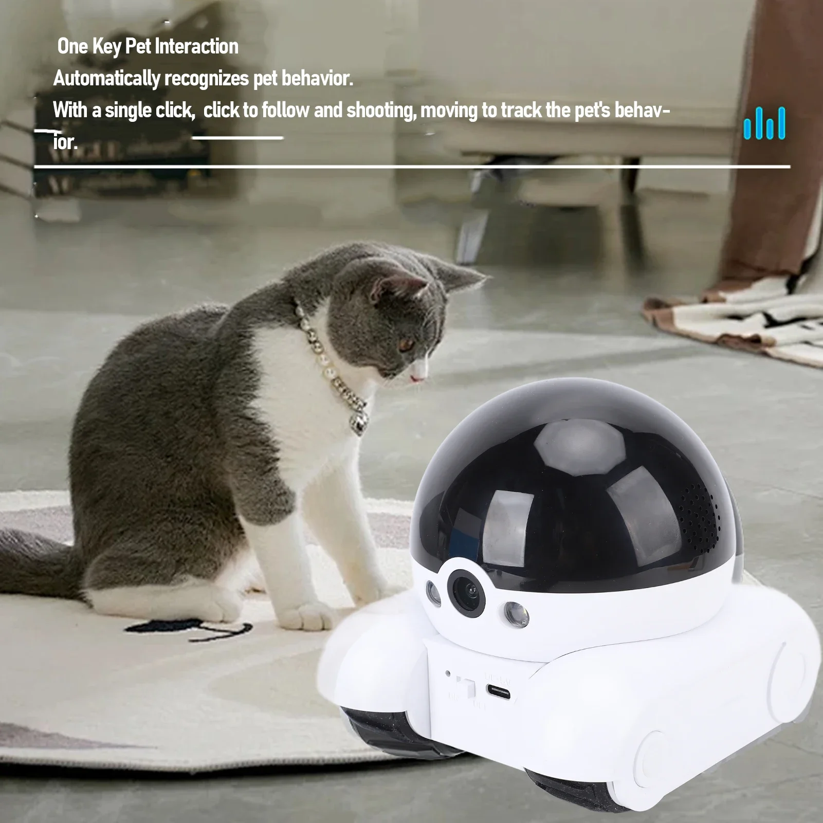 屋内セキュリティカメラ 2MP ダブルレンズ APP リモー - Home Security Robot Dog のレビューと価格