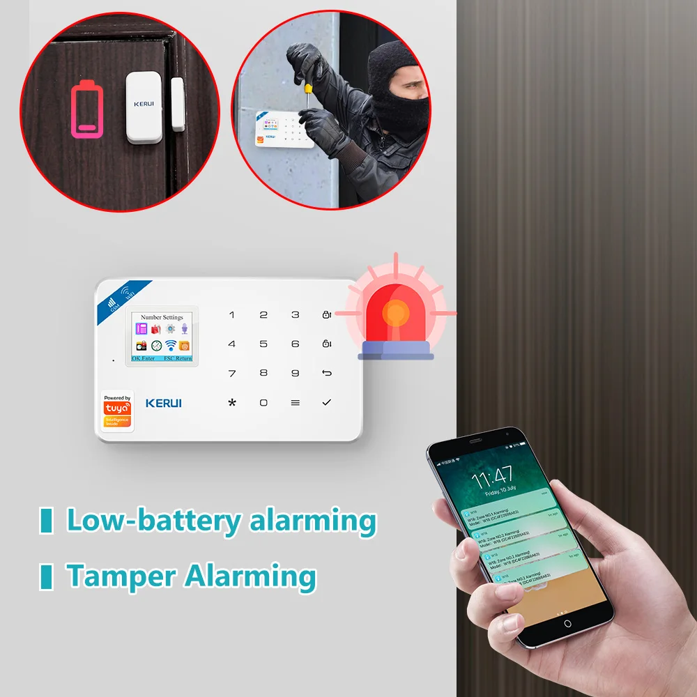 KERUI W181アラームシステムセキュリティホームWIF - Home Security And Camera System のレビューと価格