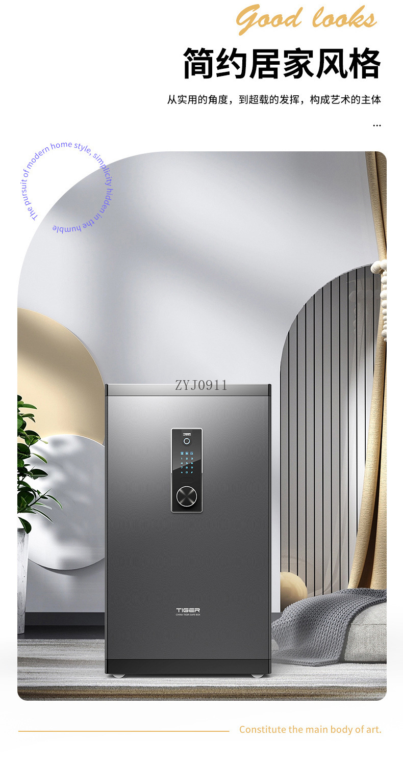 大型ホームオフィスセキュリティ指紋認証オールスチール製盗難防 - Home Security Safe のレビューと価格