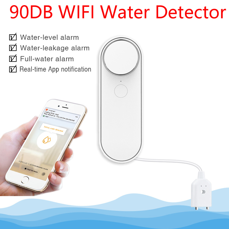 3 メートル/5 メートル WiFi 漏水検知器 90DB  - Home Security Safe のレビューと価格