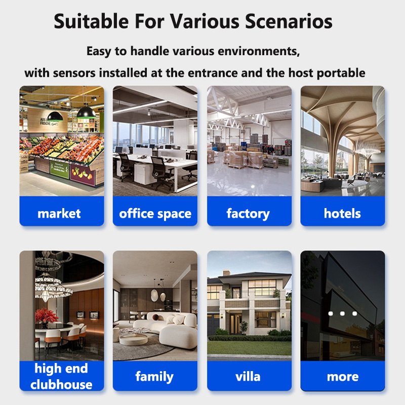 ワイヤレスウェルカムドアベル,赤外線センサー,誘導アラーム, - Home Security System のレビューと価格
