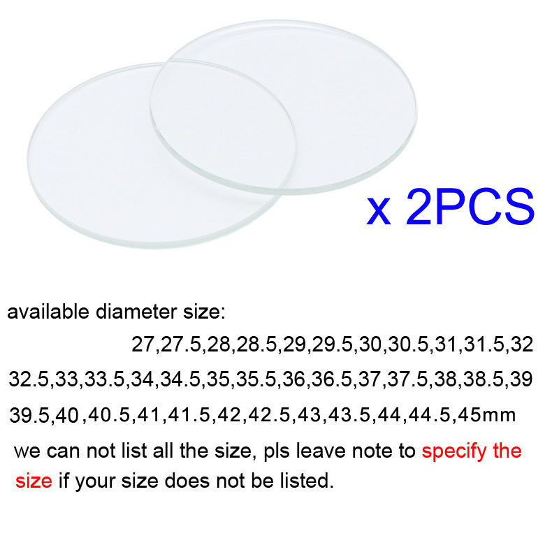 ミネラル時計ガラス厚さ3.0mm,直径27mm〜45mm,2 - Glass Break Detector のレビューと価格