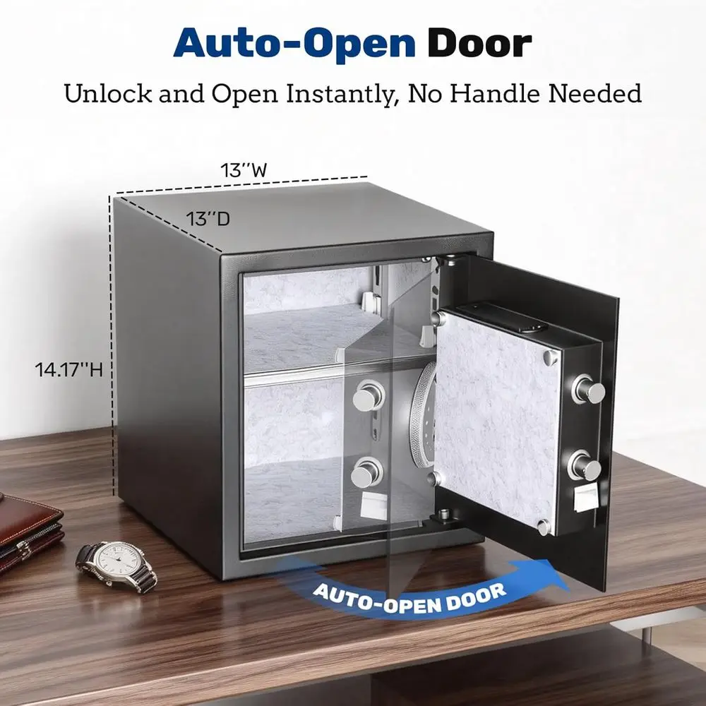 1.5 オートオープン生体認証セーフティボックス、タッチスク - Home Security Safe のレビューと価格