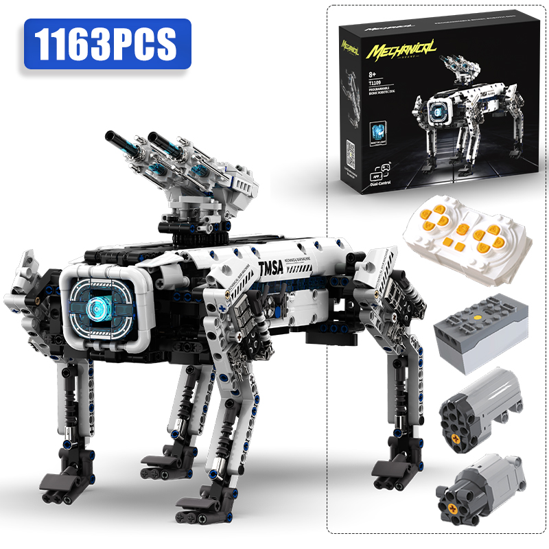 テクニカル STEM プログラミングロボット戦争犬ビルディン - Home Security Robot Dog のレビューと価格
